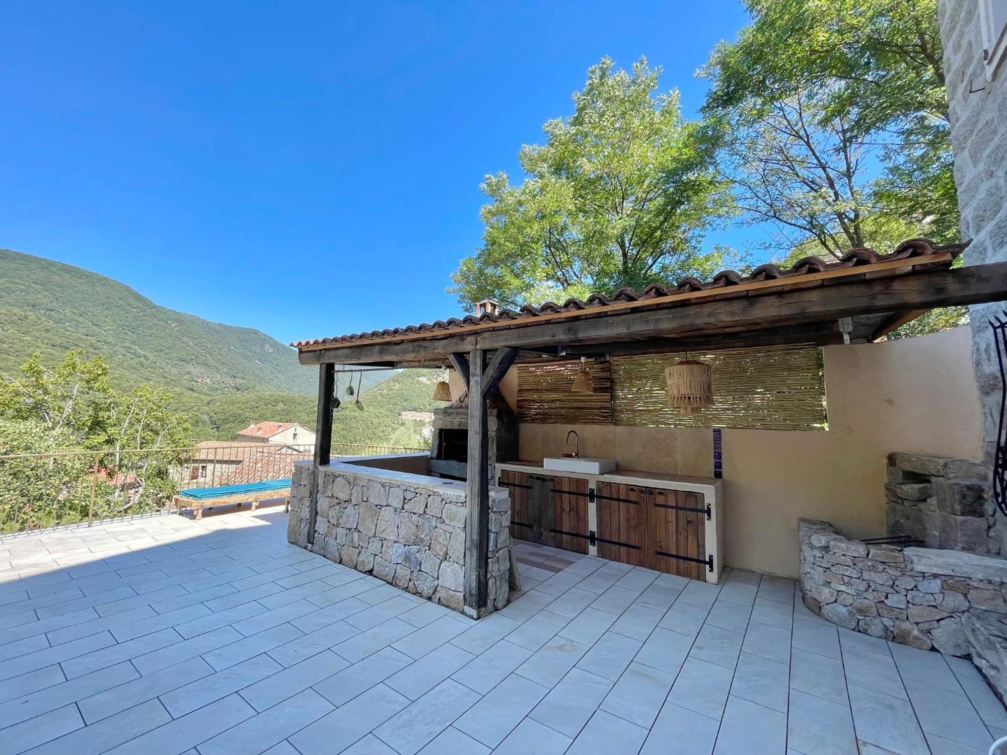 Casa Arena Authentique Maison De Village Avec Piscine Au Coeur De L'Alta Rocca - Zoza Buitenkant foto