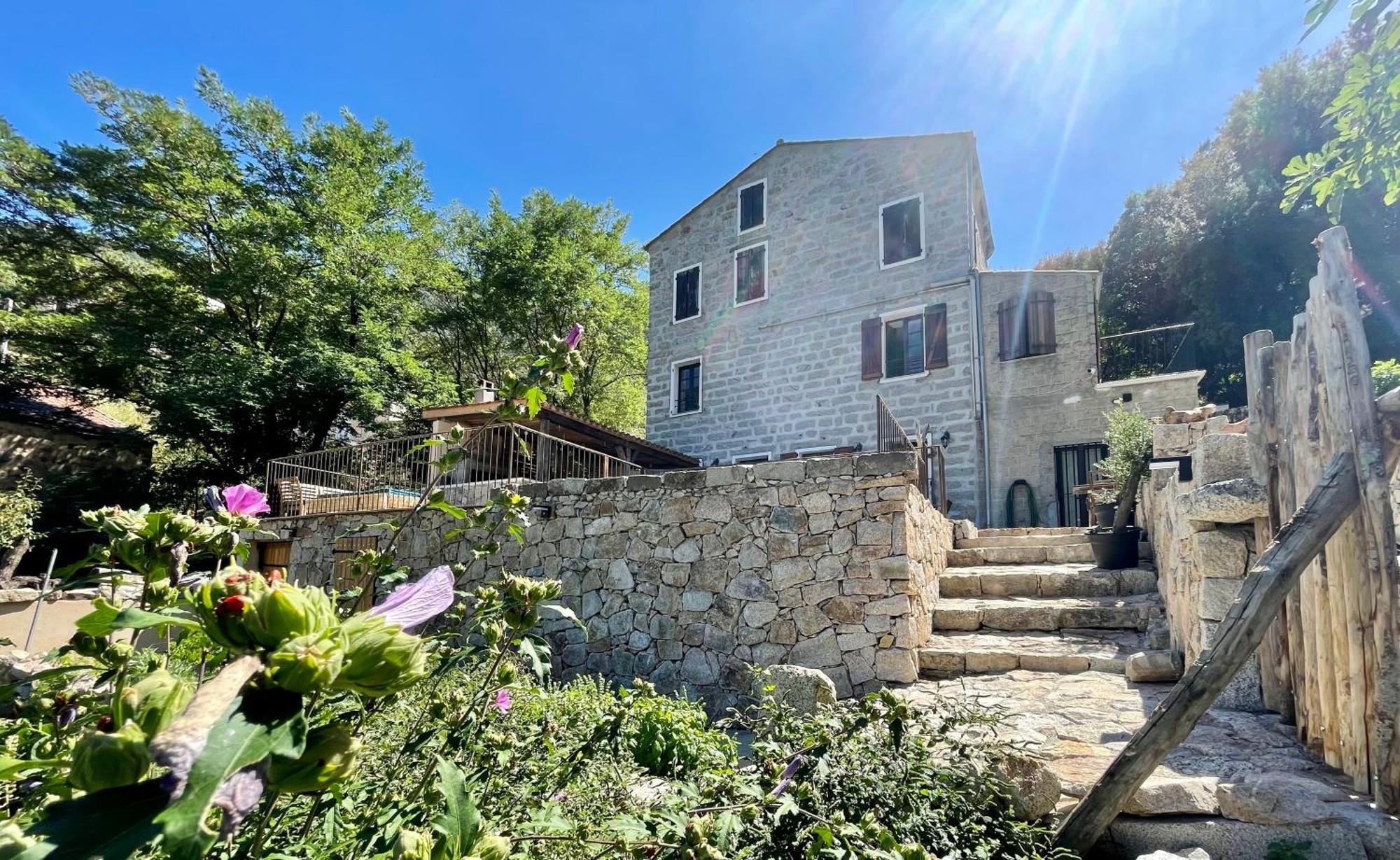 Casa Arena Authentique Maison De Village Avec Piscine Au Coeur De L'Alta Rocca - Zoza Buitenkant foto