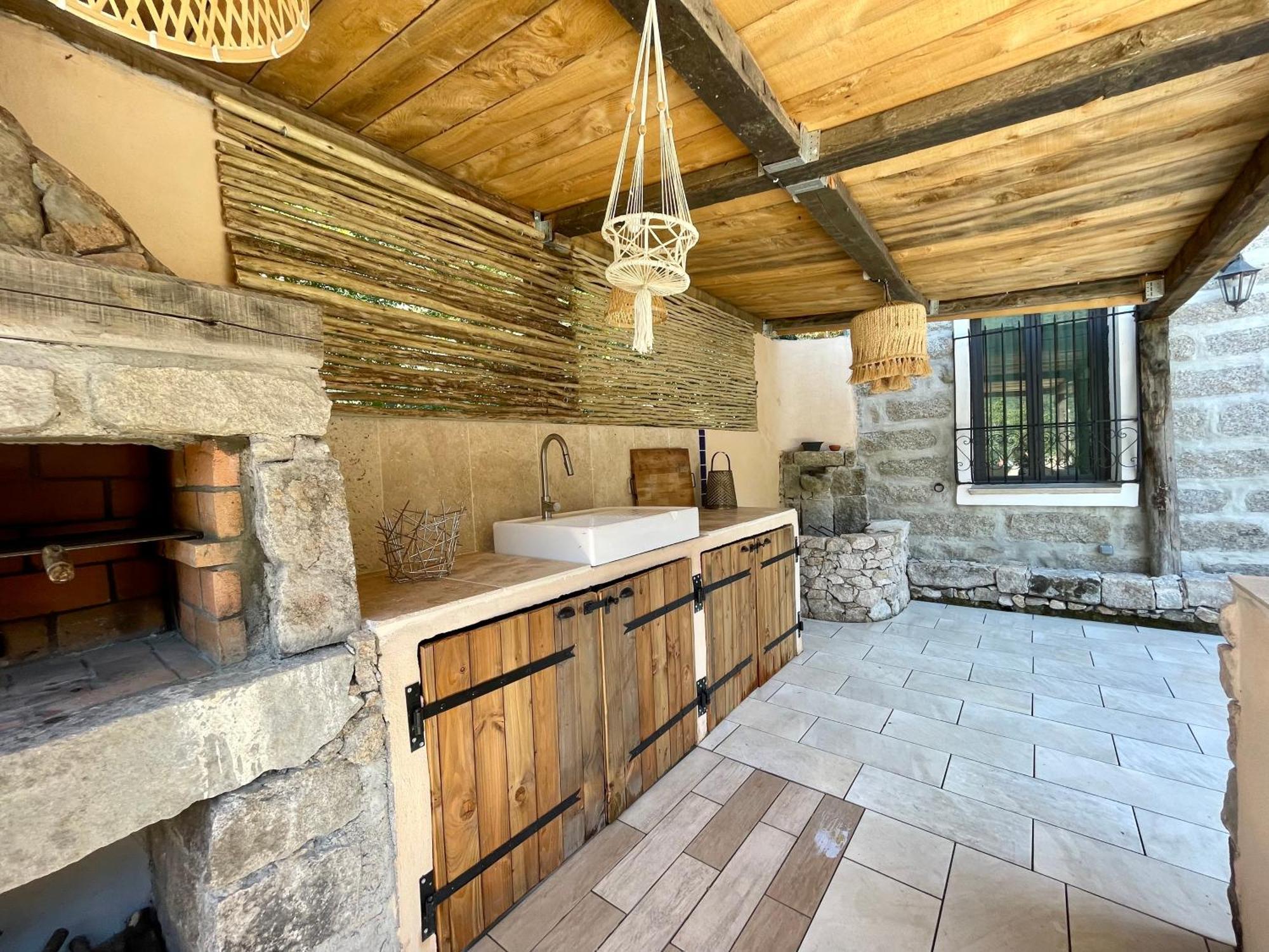 Casa Arena Authentique Maison De Village Avec Piscine Au Coeur De L'Alta Rocca - Zoza Buitenkant foto
