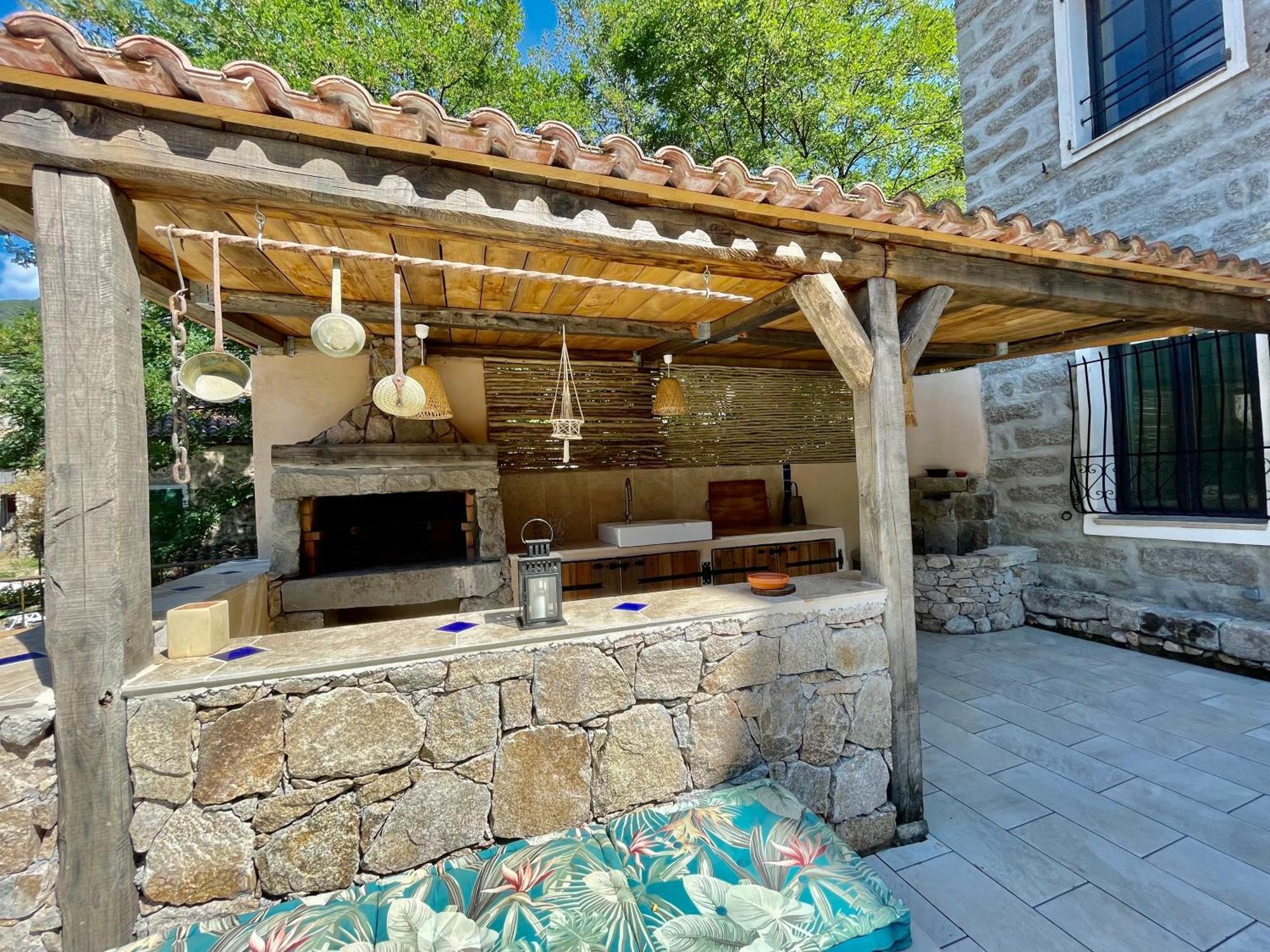Casa Arena Authentique Maison De Village Avec Piscine Au Coeur De L'Alta Rocca - Zoza Buitenkant foto