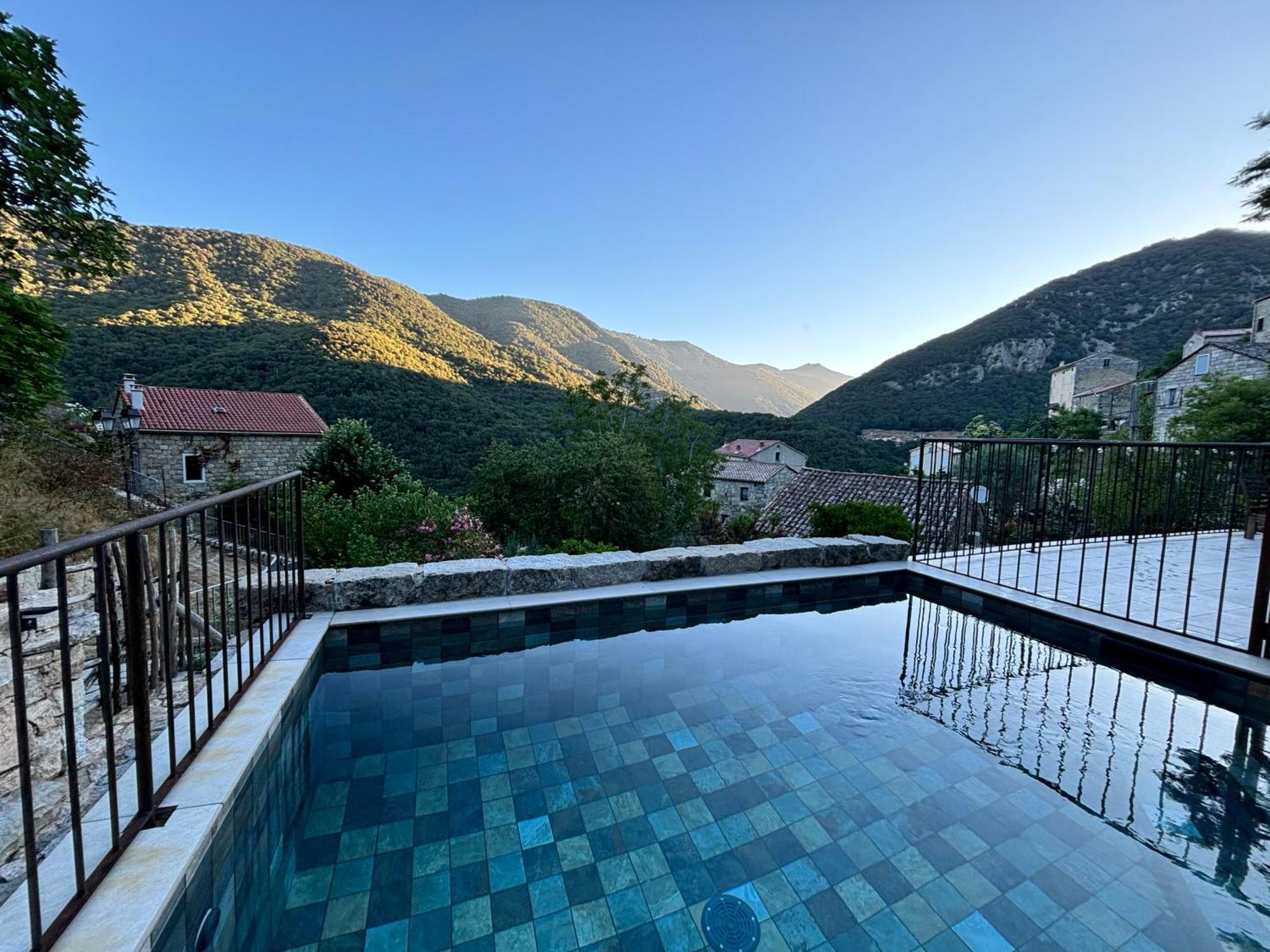 Casa Arena Authentique Maison De Village Avec Piscine Au Coeur De L'Alta Rocca - Zoza Buitenkant foto