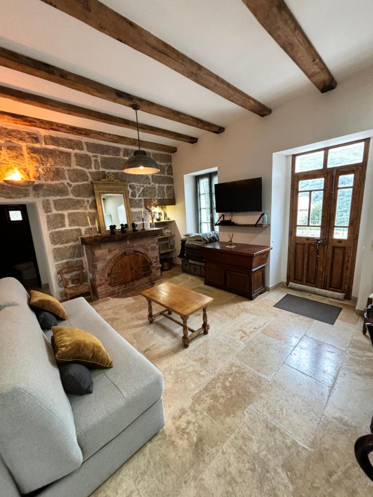 Casa Arena Authentique Maison De Village Avec Piscine Au Coeur De L'Alta Rocca - Zoza Buitenkant foto